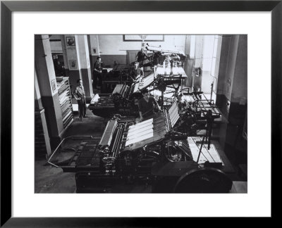 Printers At Work by A. Villani Pricing Limited Edition Print image