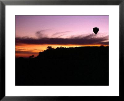 Hot-Air Balloon At Sunset, Masai Mara National Reserve, Kenya by Mason Florence Pricing Limited Edition Print image