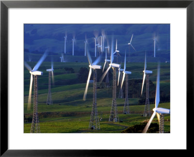 Te Apiti Wind Farm, Tararua Ranges, New Zealand by Paul Kennedy Pricing Limited Edition Print image