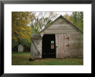 Barn With An Open Door On Waveland Farm by Joel Sartore Pricing Limited Edition Print image