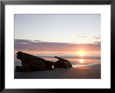 Ship Slowly Rots On The Beach, Queen Charlotte Islands, British Columbia, Canada by Taylor S. Kennedy Pricing Limited Edition Print image