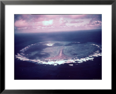 Atoll In The Capricorn Group, Great Barrier Reef by Fritz Goro Pricing Limited Edition Print image