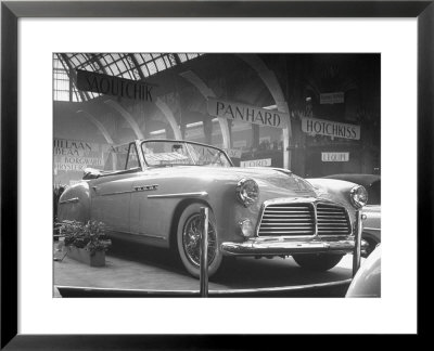 View Of The Delahaye, Seen At The Paris Auto Show by Gordon Parks Pricing Limited Edition Print image