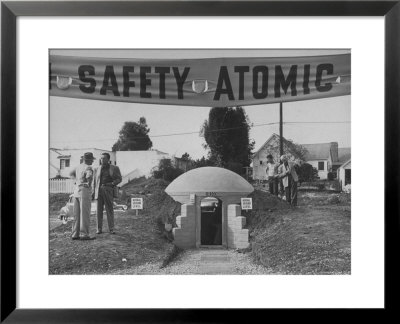 A Model Atomic Bomb Shelter For Personal Use by Loomis Dean Pricing Limited Edition Print image