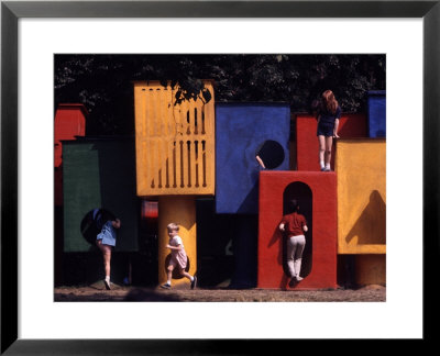 Children At Play In New York City Playgrounds by John Zimmerman Pricing Limited Edition Print image