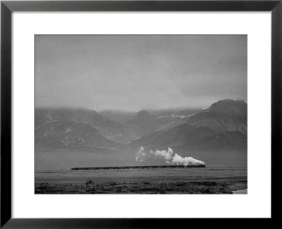 Train On The Russian Side Of The Border Of Iran by Dmitri Kessel Pricing Limited Edition Print image