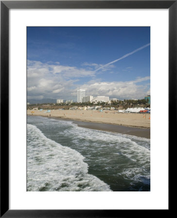 Shorefront From Santa Monica Pier, Santa Monica, Los Angeles, California by Walter Bibikow Pricing Limited Edition Print image