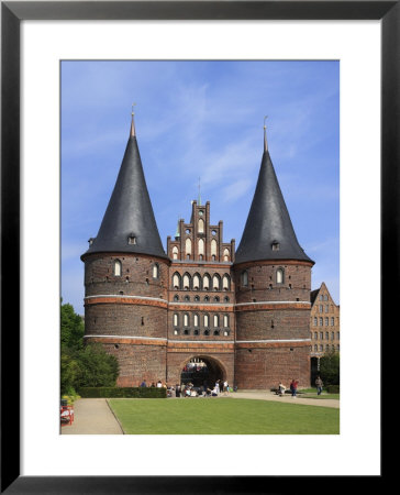Town Gate Holstentor, Lubeck, Schleswig-Holstein, Germany by Ivan Vdovin Pricing Limited Edition Print image