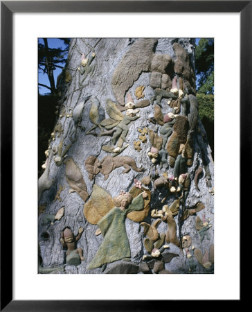 Fairies Tree Carving By Ola Cohn, 1931-4, Fitzroy Garden, Melbourne, Victoria, Australia by Ken Gillham Pricing Limited Edition Print image