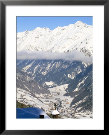 Village Of Solden In Tirol Alps, Tirol, Austria by Richard Nebesky Pricing Limited Edition Print image