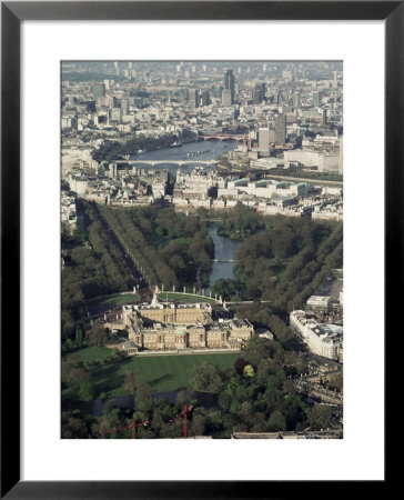 Aerial View Including Buckingham Palace, London, England, United Kingdom by Adam Woolfitt Pricing Limited Edition Print image