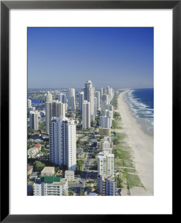 Aerial View Of Surfers Paradise, The Gold Coast, Queensland, Australia by Adina Tovy Pricing Limited Edition Print image