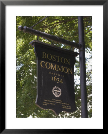 Boston Common, Boston, Massachusetts, Usa by Amanda Hall Pricing Limited Edition Print image