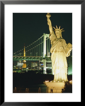 Odaiba Harbour, Rainbow Bridge, Tokyo, Japan by Chris Kober Pricing Limited Edition Print image