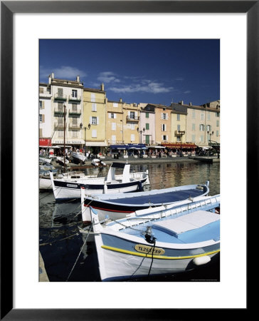 Boats And Waterfront, St. Tropez, Var, Cote D'azur, Provence, French Riviera, France by Sergio Pitamitz Pricing Limited Edition Print image