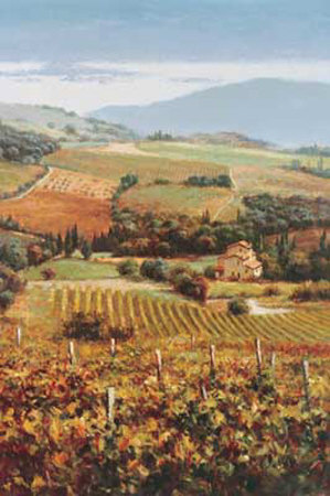 Golden Vineyard I by Ahn Seung Koo Pricing Limited Edition Print image