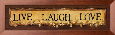 Live, Laugh, Love by Lisa Hilliker Pricing Limited Edition Print image