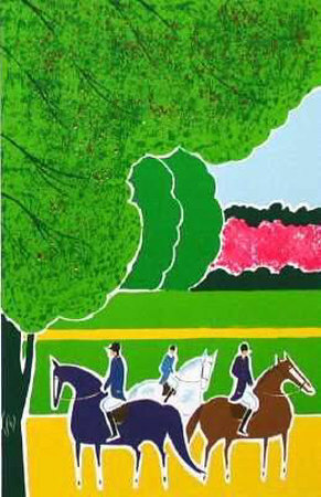 Chevaux Et Cavaliers No. 13 by Serge Lassus Pricing Limited Edition Print image
