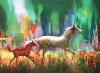 Chevaux En Liberte by Georges Trincot Pricing Limited Edition Print image