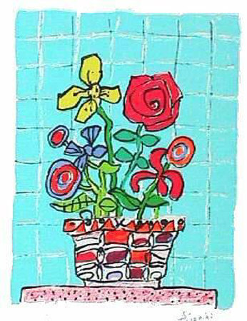 Bouquet De Fleurs Vii by Paul Aizpiri Pricing Limited Edition Print image