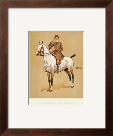The Gent With 'Osses To Sell by Snaffles Pricing Limited Edition Print image