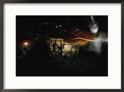 Coal Miners At Work, Bayard, Grant County, West Virginia by James L. Stanfield Pricing Limited Edition Print image
