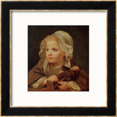 Girl With A Doll by Jean-Baptiste Greuze Pricing Limited Edition Print image