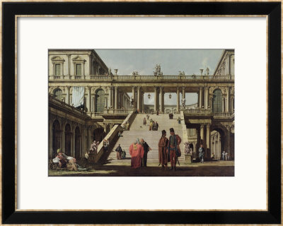 Castle Courtyard, 1762 by Bernardo Belotto Pricing Limited Edition Print image