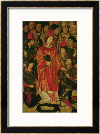 St. Vincent Of Saragossa (D.304), Protector Of Lisbon, From The Altarpiece Of St. Vincent, C. 1495 by Nuno Goncalves Pricing Limited Edition Print image