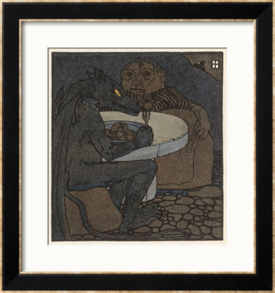 The Dragon Dines With The Devil's Grandmother by A Weisgerber Pricing Limited Edition Print image