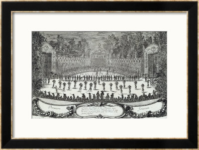 The First Day Of The Festival Of Les Plaisirs De L'ile Enchantee, 7Th May 1664 by Israel Silvestre The Younger Pricing Limited Edition Print image
