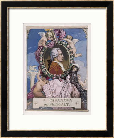 Giovanni Giacomo Casanova Chevalier De Seingalt Italian Adventurer by Auguste Leroux Pricing Limited Edition Print image