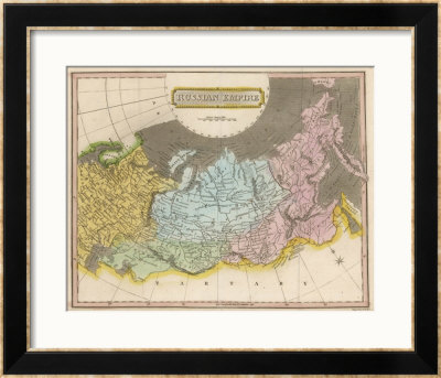 Map Of The Russian Empire by J. Wallis Pricing Limited Edition Print image