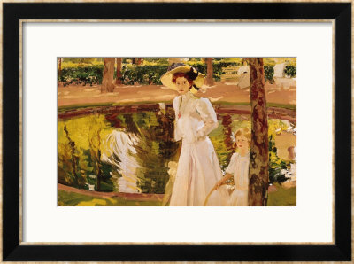 The Garden, 1913 by Joaquin Sorolla Y Bastida Pricing Limited Edition Print image
