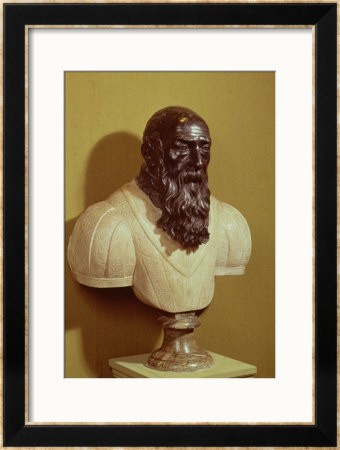 Portrait Bust Of Jean De Bologna (Circa 1529-1608) 1608 (Bronze & Marble) by Pietro Tacca Pricing Limited Edition Print image
