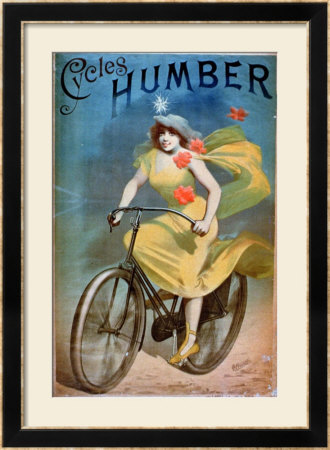 Advertising For Humber Cycles by Jules Cheret Pricing Limited Edition Print image