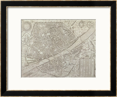 Map Of Florence, 1595 by Matteo Florimi Pricing Limited Edition Print image