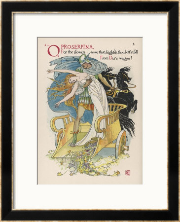 Persephone Is Abducted By Hades by Walter Crane Pricing Limited Edition Print image