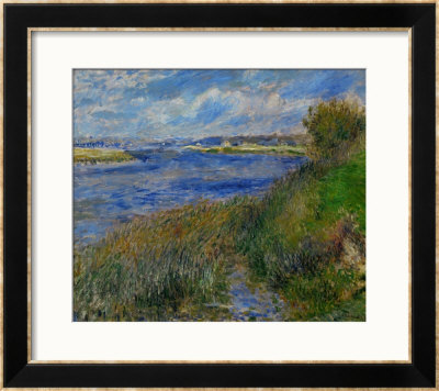 La Seine A Champrosay, Banks Of The Seine River At Champrosay, 1876 by Pierre-Auguste Renoir Pricing Limited Edition Print image