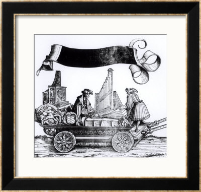 A Musical Carriage, From Maximilian's Triumphal Procession, Circa 1516-18 by Hans Burgkmair Pricing Limited Edition Print image
