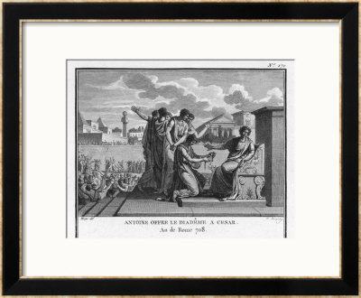 Julius Caesar Is Offered The Crown By Marcus Antonius by Augustyn Mirys Pricing Limited Edition Print image