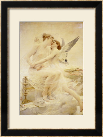 Cupid And Psyche by Lionel Noel Royer Pricing Limited Edition Print image