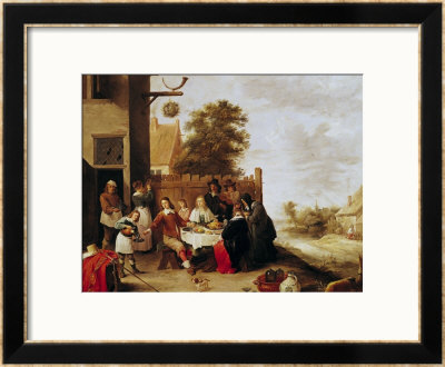 The Feast Of The Prodigal Son, 1644 by David Teniers The Younger Pricing Limited Edition Print image