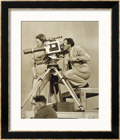 Olympische Spiele 1936 Leni Riefenstahl And One Of Her Team Recording The Games by Paul Wolff Pricing Limited Edition Print image
