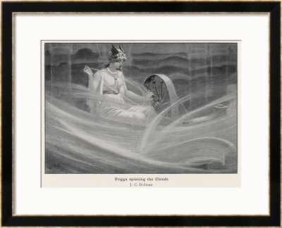 Freya Spinning The Clouds by J.C. Dollman Pricing Limited Edition Print image