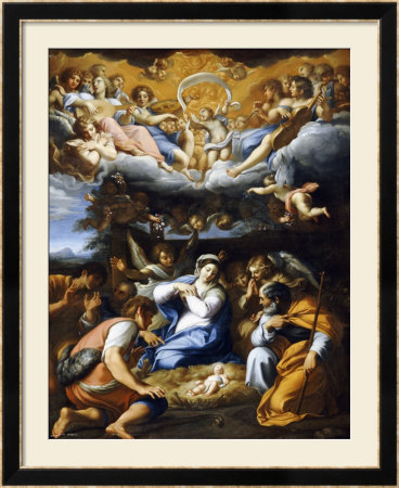 The Adoration Of The Shepherds, French School by Annibale Carracci Pricing Limited Edition Print image
