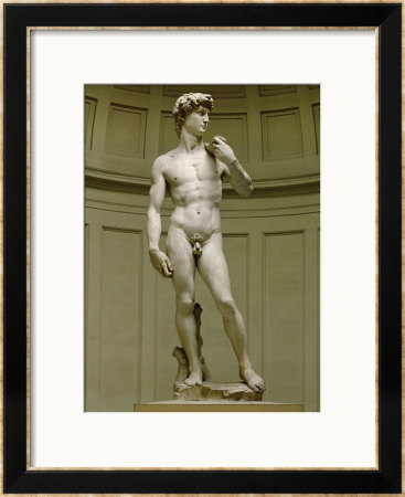 David: Frontal View by Michelangelo Buonarroti Pricing Limited Edition Print image