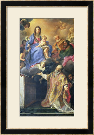 The Virgin Mary Appearing To St. Philip Neri by Carlo Maratti Pricing Limited Edition Print image