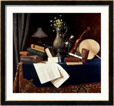 Still Life, Ease by William Michael Harnett Pricing Limited Edition Print image