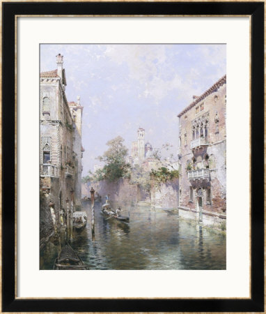 Rio San Bernardo, Venice by Franz Richard Unterberger Pricing Limited Edition Print image